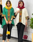 مانتو سنتی بابوس خرج کار هندی زنانه