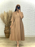 پیراهن زنانه مهرآنا جنس سوفیا شاین دار