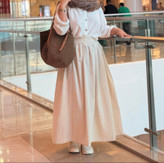 دامن زنانه لینن جیب دار (مدل دامن زارا)